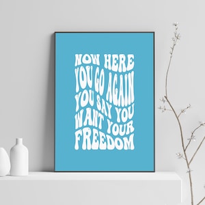 Fleetwood Mac Dreams | High Quality | Typographic Print