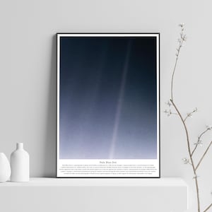 Pale Blue Dot Glow-in-the-Dark Screen Print – Arsenal Handicraft