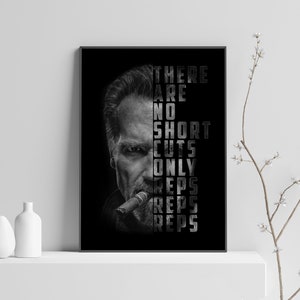 Arnold Schwarzenegger motivational poster