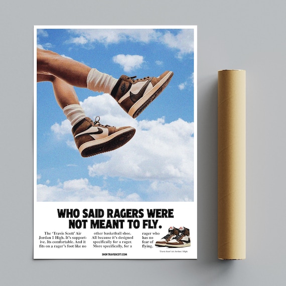 Nike Poster Travis Scott Cactus Jack Nike Ad - Etsy