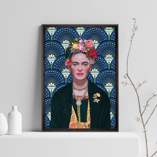 Frida Kahlo gedrucktes Poster