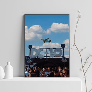 DC10 Ibiza printed poster