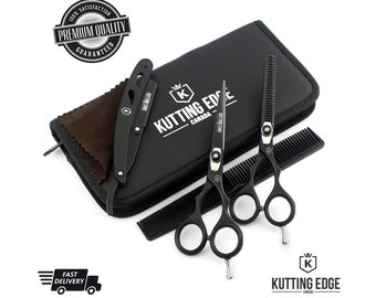 Professionele Haar Knippen Dunner Schaar Kappersschaar Kapsalon Set 6,0"+ Gratis Straight Edge Scheermes & Kam