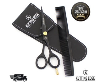 Professionele kappersschaar Kapperssalon Haar knippen Vlijmscherpe mesjes + gratis zakje en kam