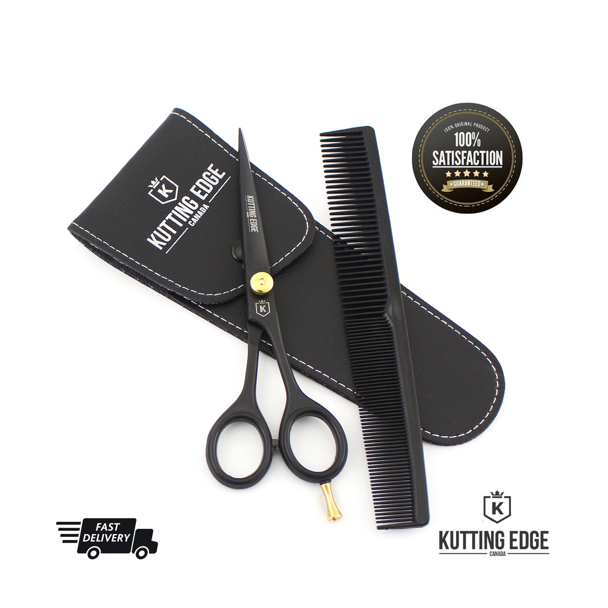 Professional Hairdressing Scissors Set - 5.5" Barber Shears With Free Razor