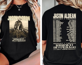 Jaren '90 Vintage Probeer dat in een kleine stad Png, Jason Aldean Png, Country Music Png, Western Vintage Png, Cowboy Tee