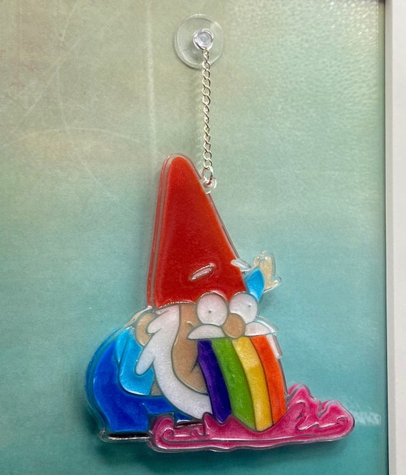 Gravity Falls Shmebulock Puking Gnome Acrylic / Resin Window | Etsy