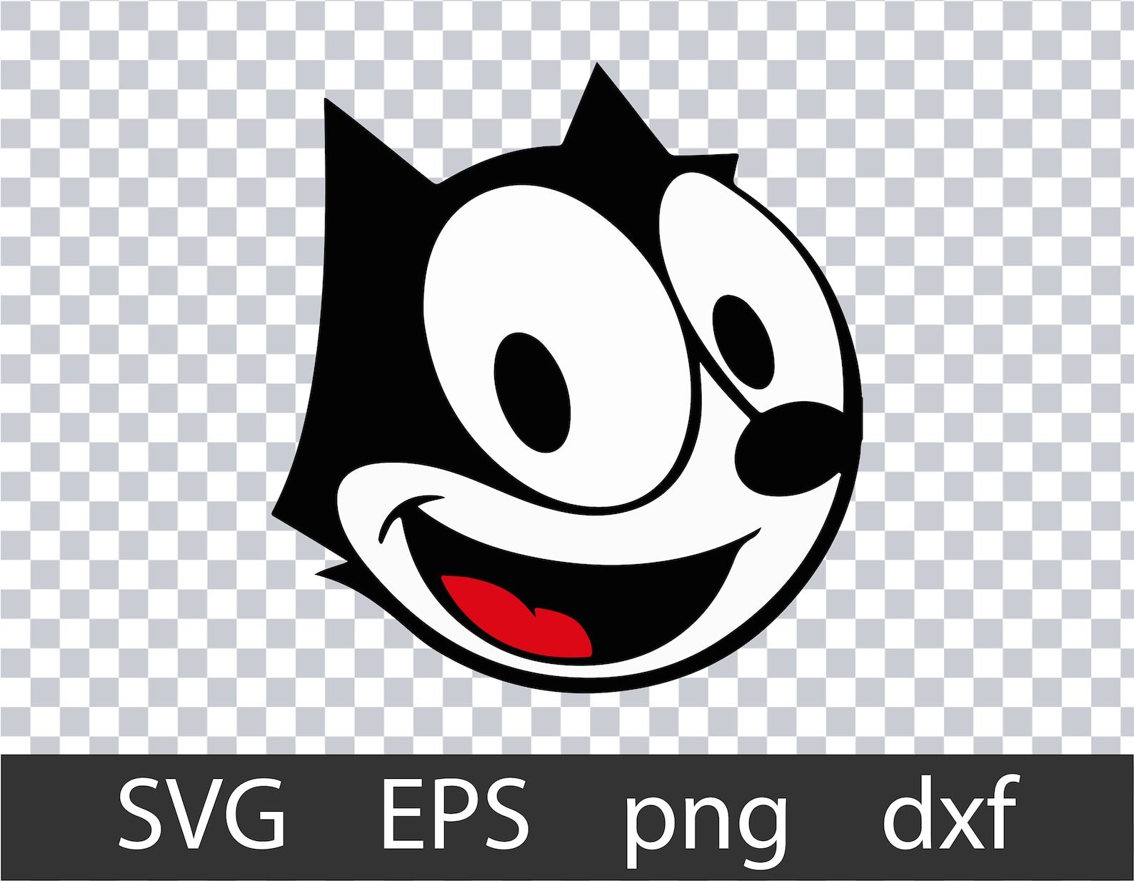 Felix the Cat Cut File Anime Instant download Vector file | Etsy