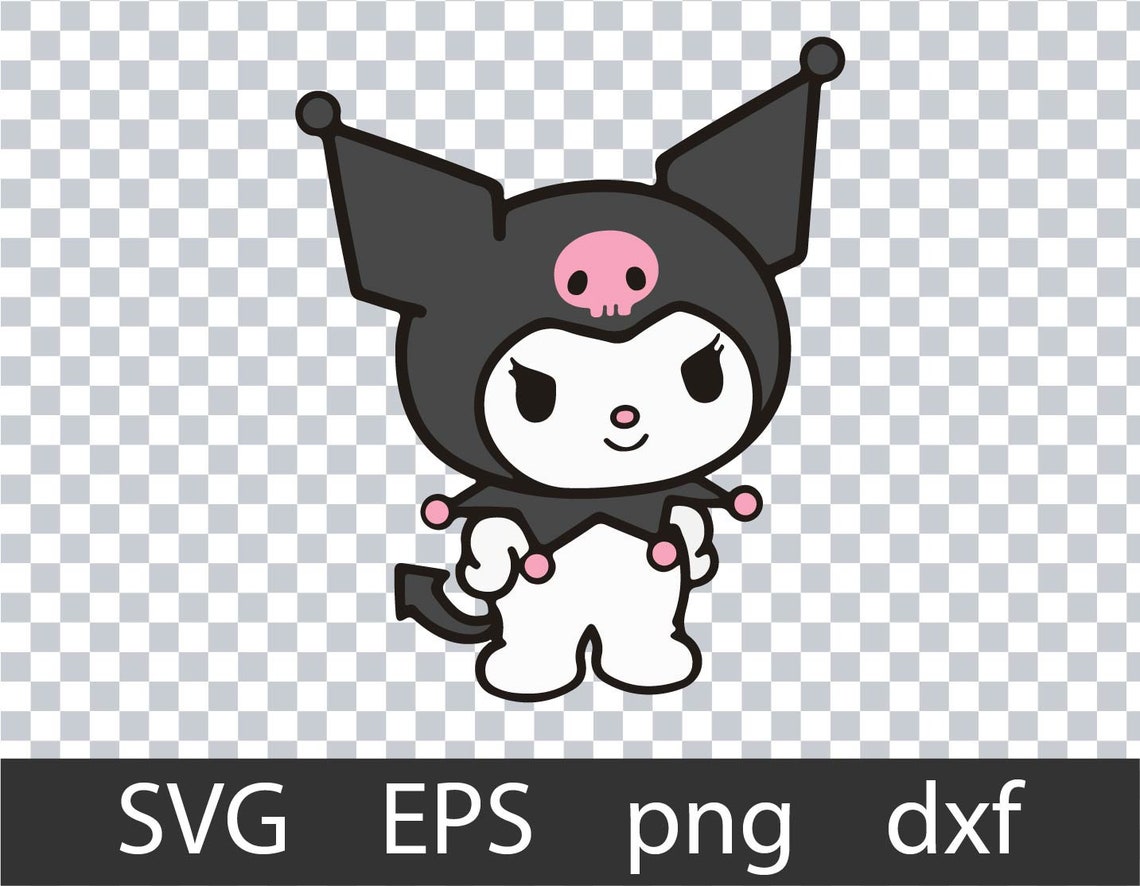 Sanrio Kuromi Digital vector file Instant download vector Etsy