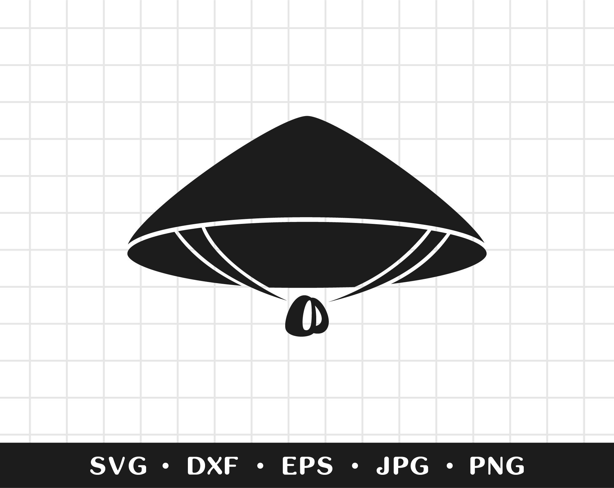 Asian Hat Svg, Conical Hat Svg, Rice Hat Svg, Vietnamese Hat Svg. for ...