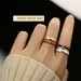Minimalist Cute Cat Couple Tail Rings, Cartoon Animal Charm Matching Open Ring, His & Her Lucky Adjustable Laying Jewelry Set For Child Gift 