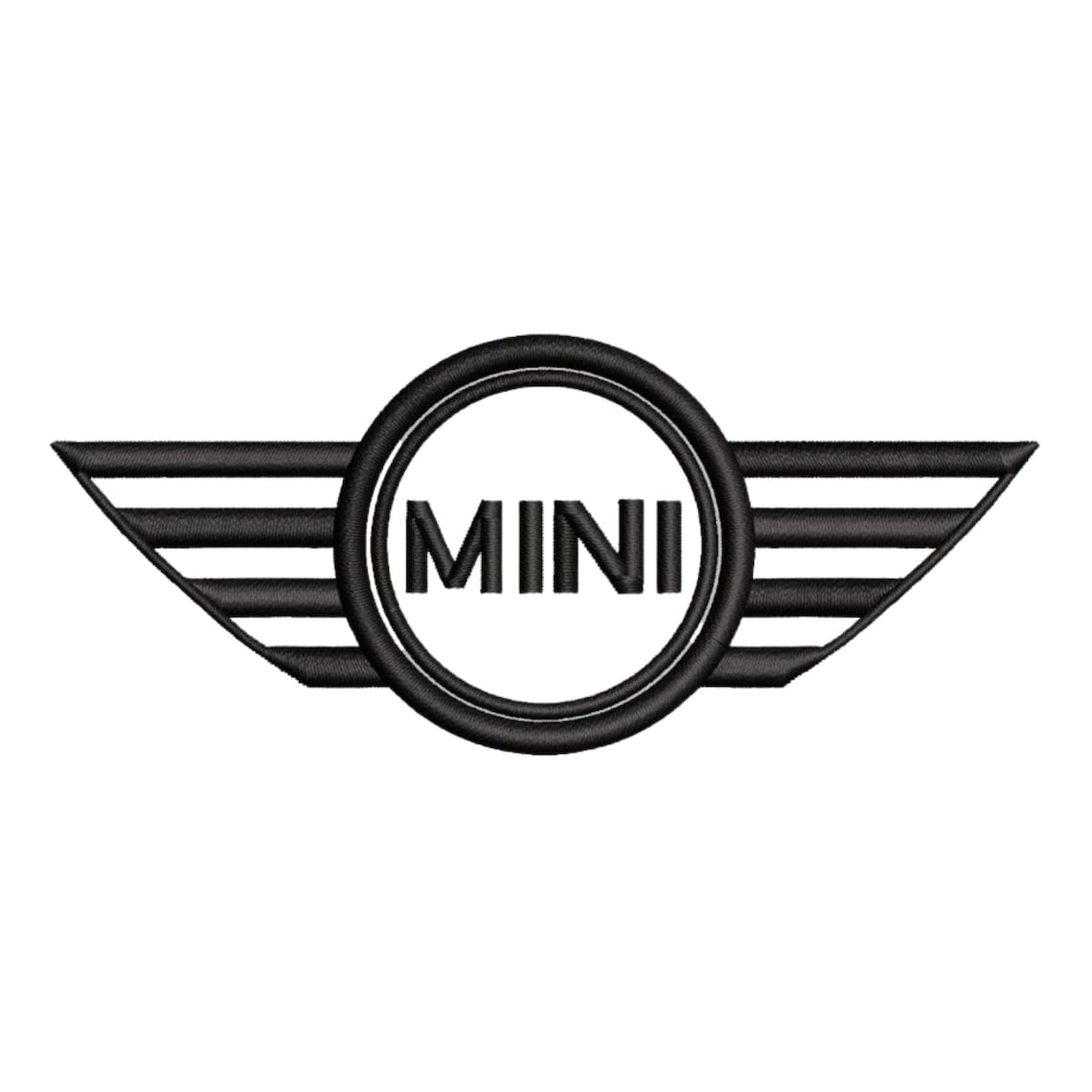 Mini Cooper Car Logo Machine Embroidery Design Mini Cooper Etsy