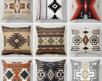 Select your size. Native western Theme pillow cover Soul Awendela Print Pillow cover.Throw pillow cover Cotton.Sham Pillow case
