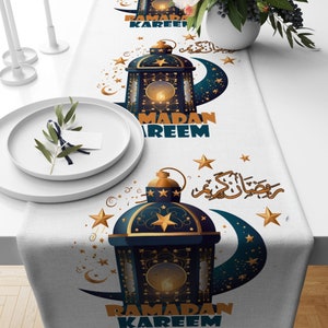 ramadan kareem table runner