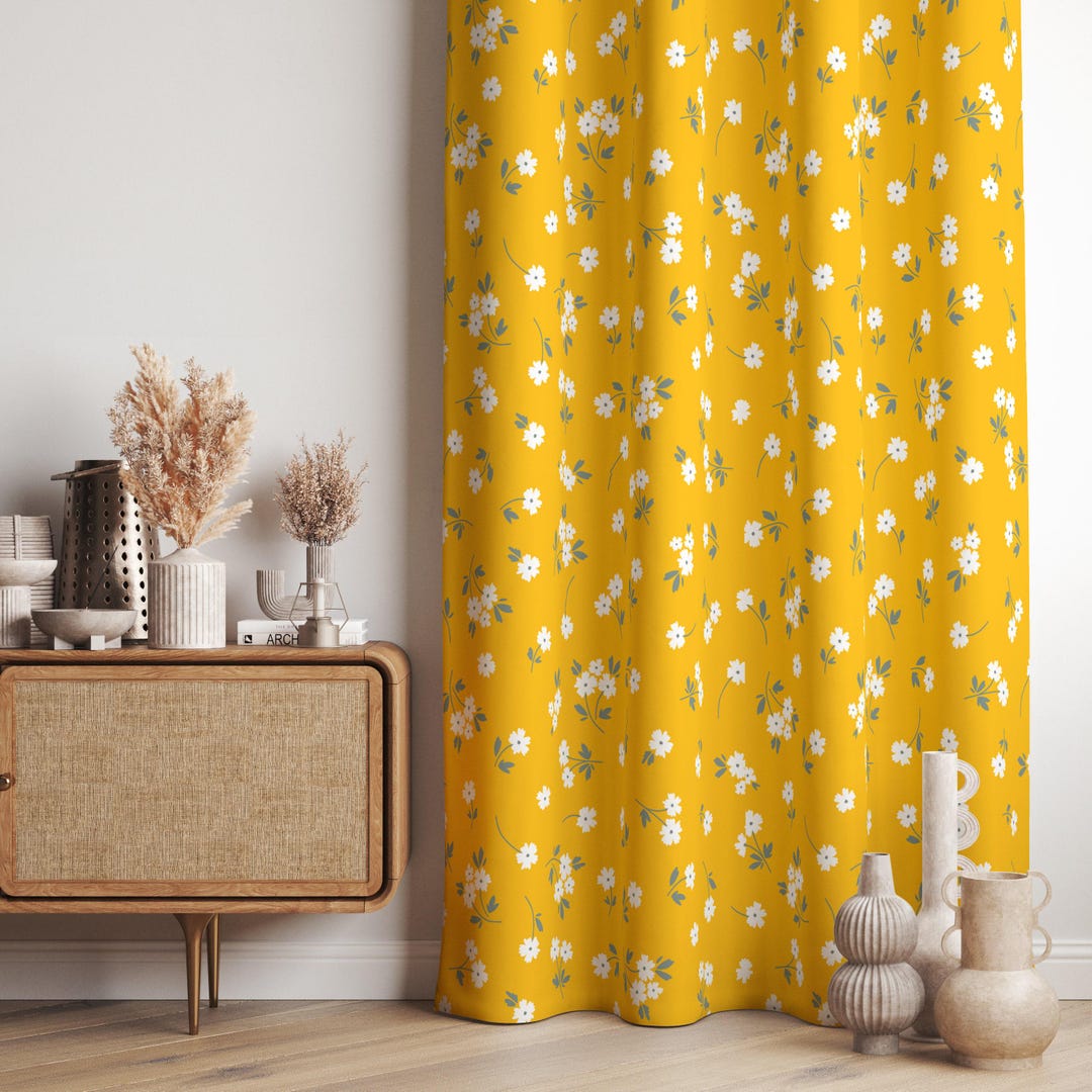 ABAKUHAUS Fleur de lis Tenda con occhiello, Style Gigli Vintage ABAKUHAUS Fleur de lis Tenda con occhiello, Style Gigli Vintage