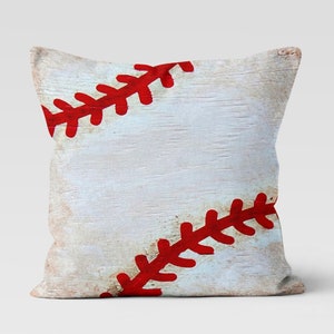 Sports Pillowcase, Sport Decor Pillow Cover, Baseball Pillowcase, Basketball, Football, Soccer Cushion, Kids Decorative Pillow 3