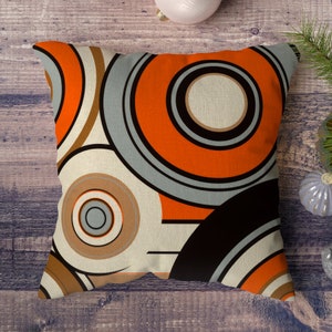 Retro Abstract Throw Pillow Cover, Mid Century Modern Pillow Cover, Retro Cushion Cover, Decorative Retro Pillow Case, Retro Home Decor