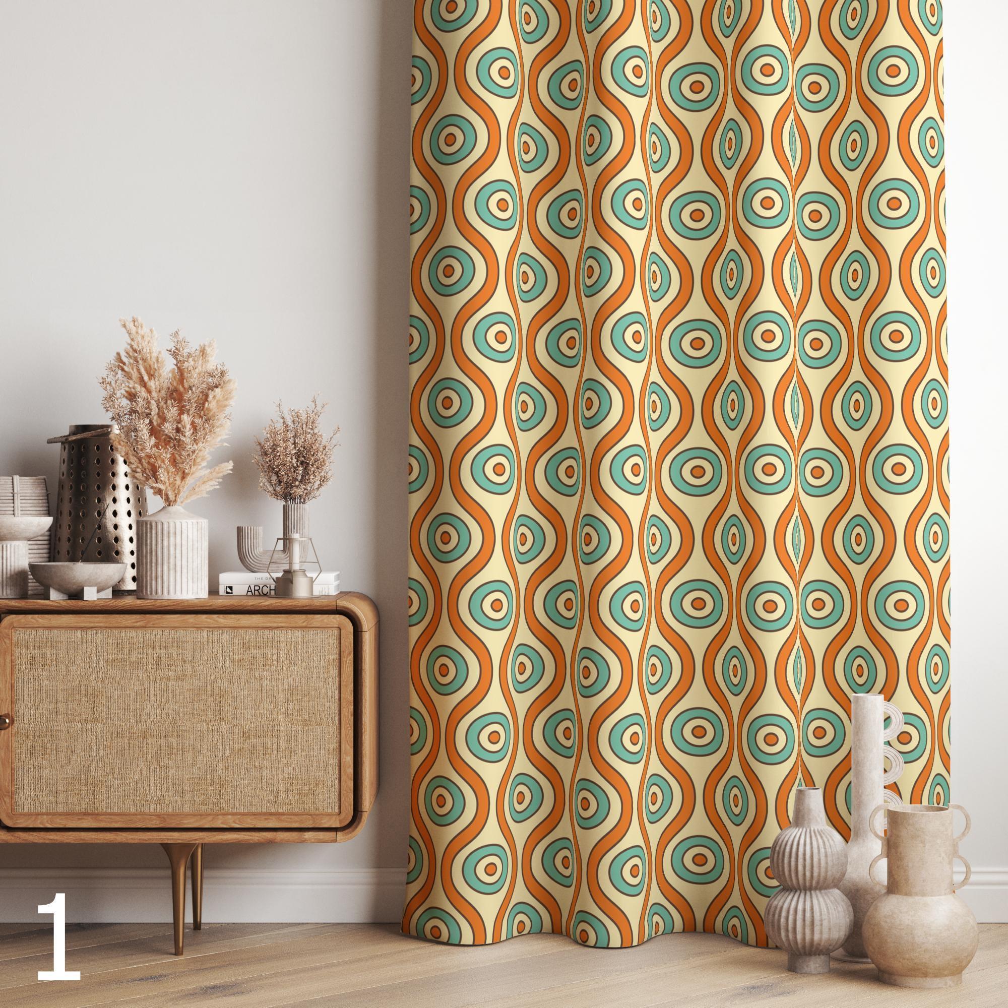 古いカーテン 1980s 1990s curtains - Etsy 日本