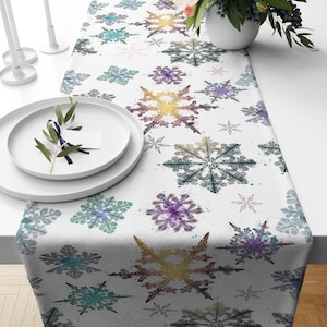 Snowy Scenes Table Runners, Winter Trend Runner, Merry Christmas Runner, Christmas Table Decor