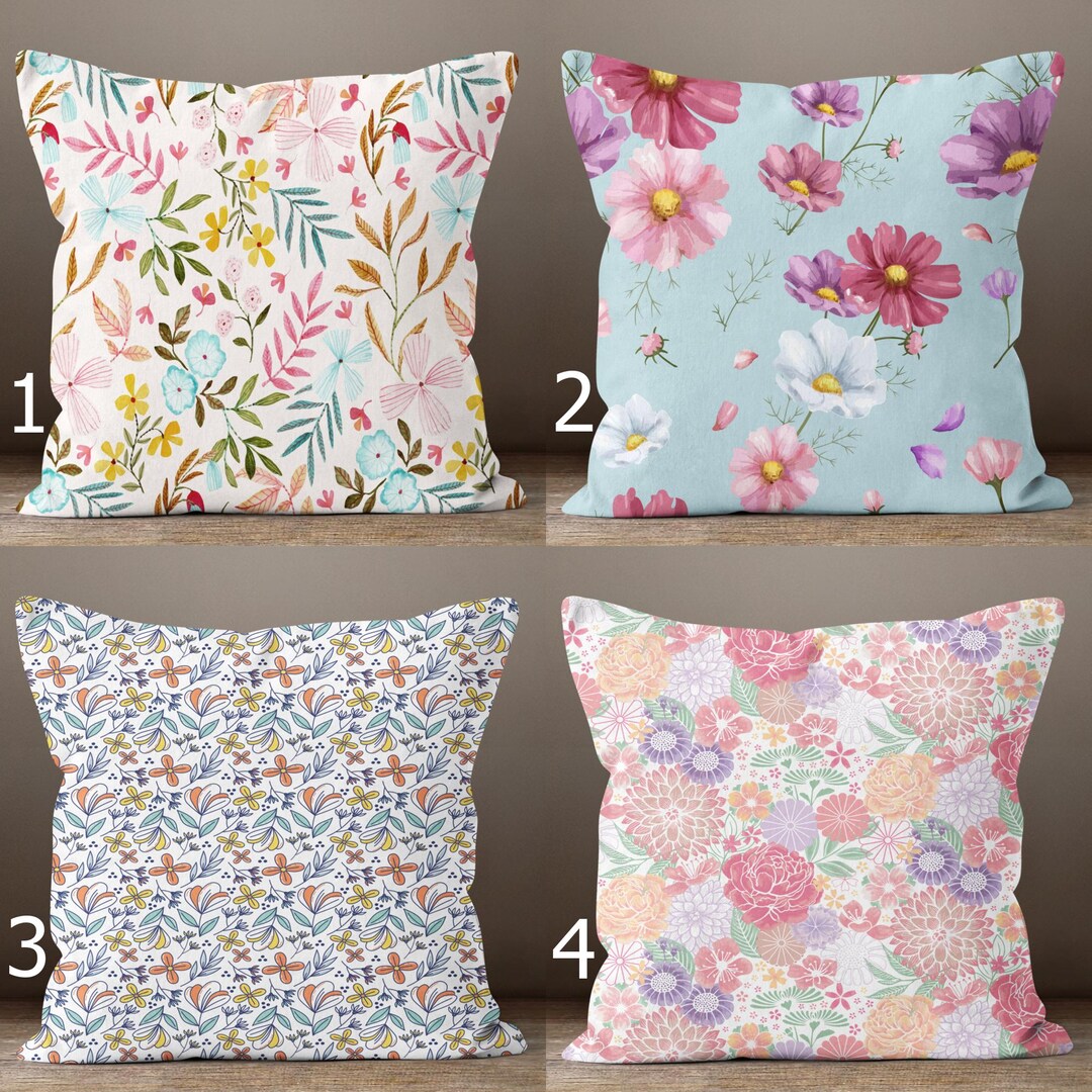 チェスティ　バードフラワー　クッションカバー　4枚セット チェスティ バードフラワー クッションカバー 4枚セット