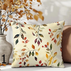 Herbst Kissenbezug, Herbst Blätter Kissenbezüge, Herbst Blätter Dekokissenbezüge, Herbst Blumen Kissenbezüge, Herbst Wohnkultur Kissenbezug