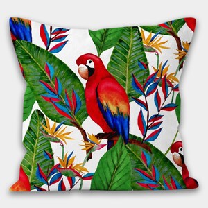 Parrot throw pillows hotsell
