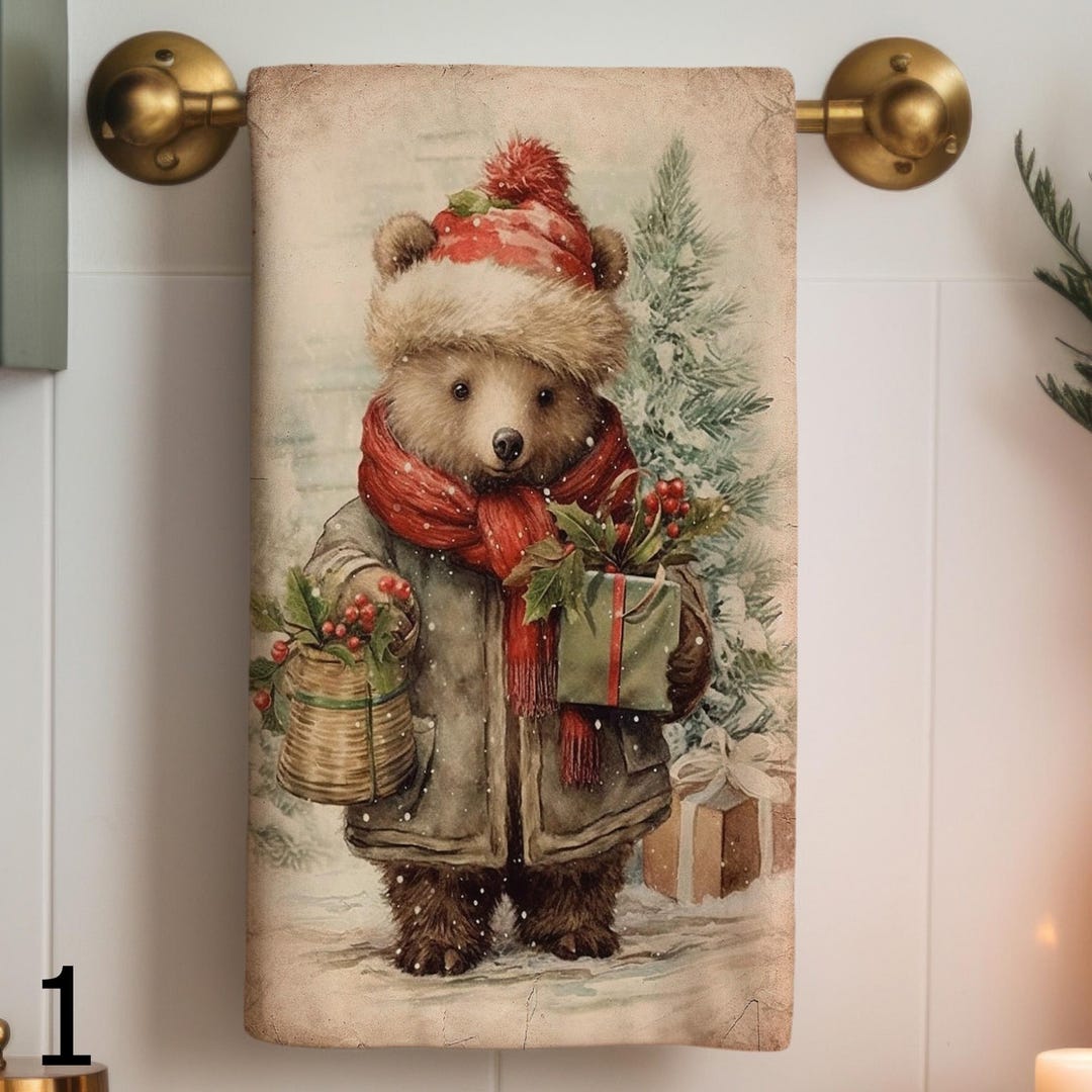 Home Alone Weihnachts-Geschirrtuch – Lustiges Küchentuch, 59,9x39,9 Cm, Aus Polyester/Nylon, Wasserabsorbierend
