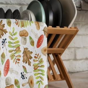 Thanksgiving Dish Towels, Fall Kitchen Hand Towel, Autumn Tea Towels, Fall Tea Towel, Fall Decorative Dish Towel, Thanskgiving Kitchen Decor
