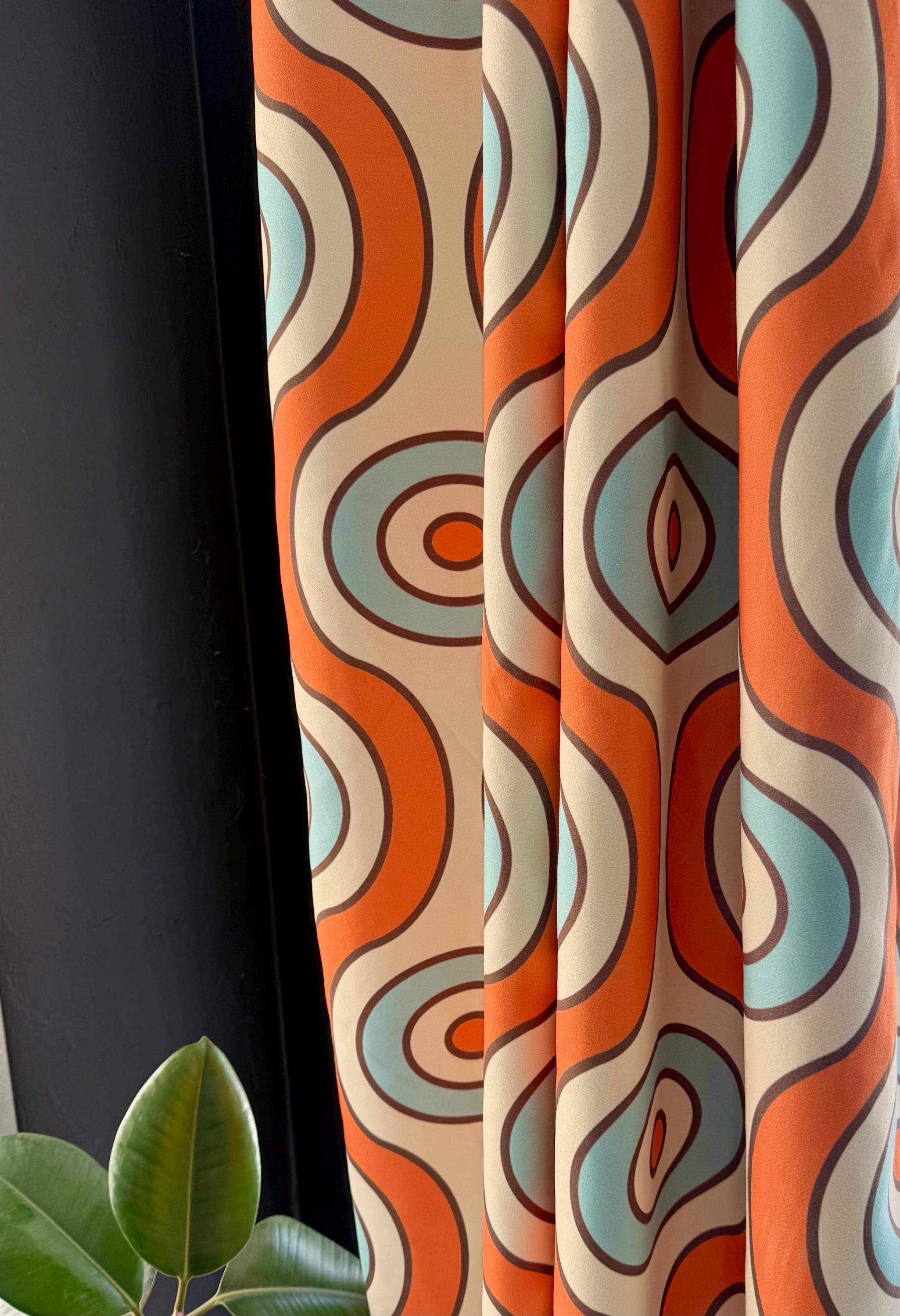 ヴィンテージ カーテン　ミッドセンチュリー　東欧　北欧　レトロ　ファブリック ヴィンテージ カーテン ミッドセンチュリー 東欧 北欧 レトロ