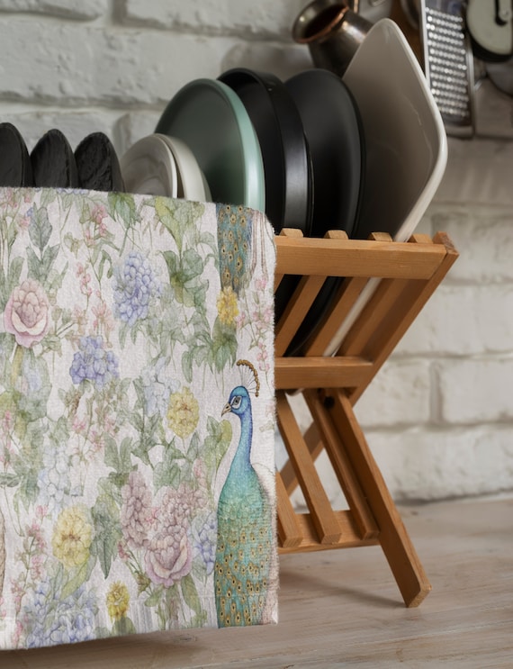 Peacock hand towels sale