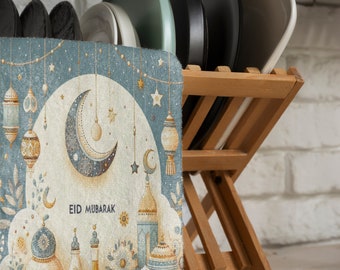 Ramadan Kitchen Towels, Islamic Design Tea Towels, Ramadan Kareem Hand Towels, Ramadan Gifts, Islamic Print Kitchen Decor