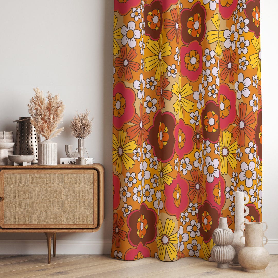 レトロ　カーテン　花柄 レトロ カーテン 花柄 楽天市場】レトロ カーテン レトロインテリア 2