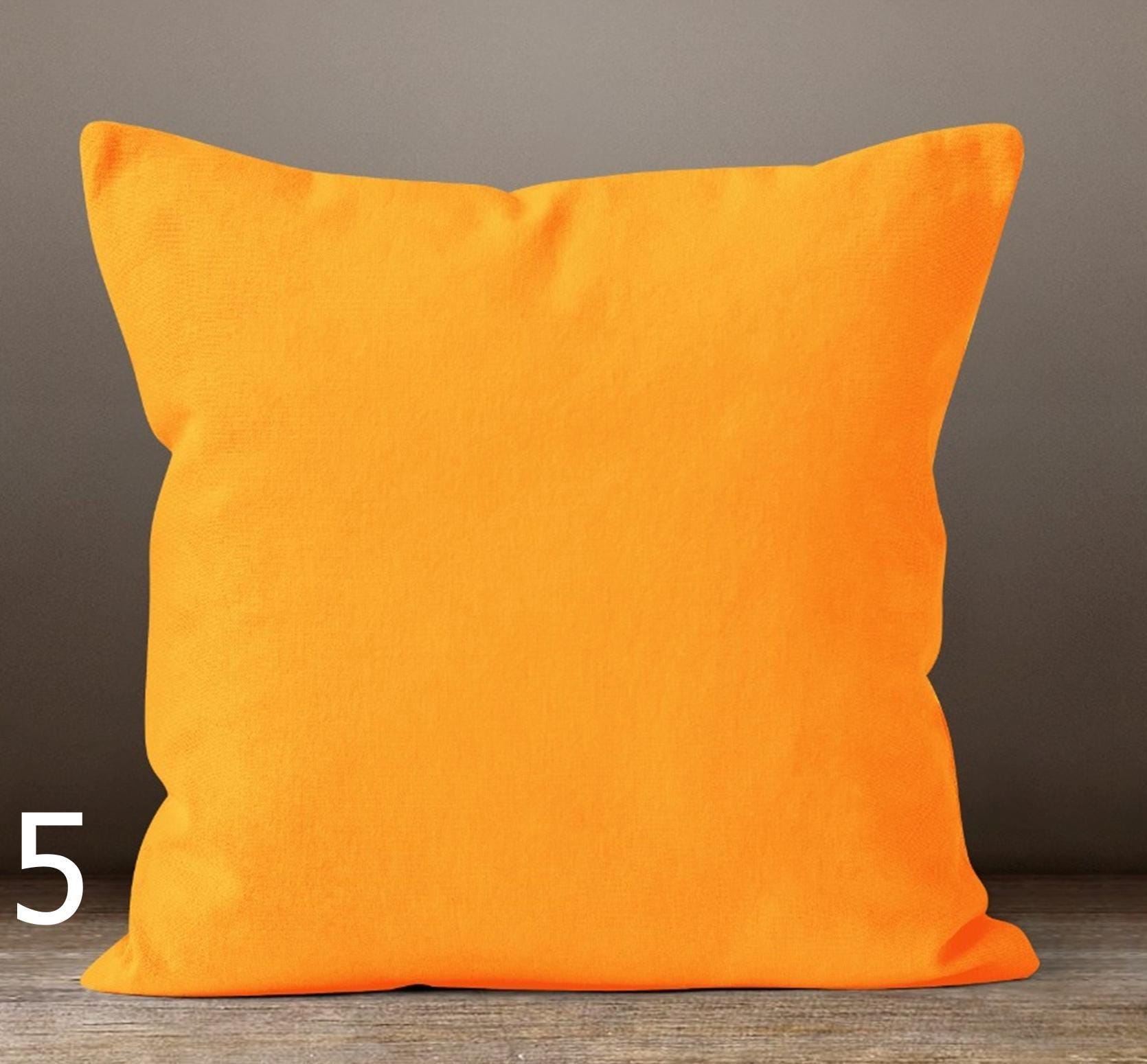 Federa Per Cuscino 40x60 Cm Halloween – Gatto Arancione E Zucca Bianca, In Poliestere Con Cerniera, 1 Pezzo, Senza Imbottitura