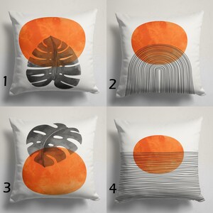 Abstract Retro Sun Cushion Cover, Minimalist Drawing Pillow Cover, Retro Abstract Cushion Cover, Mcm Sun Cushion Cover