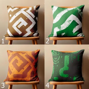 70s Retro Cushion Cover, Mid Century Pillow Covers, Retro Throw Pillow Covers, MCM Pillowcases, Retro Geometric Abstract Pillow Covers