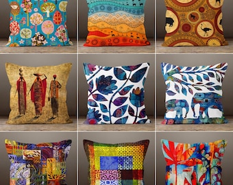 modern african pillows