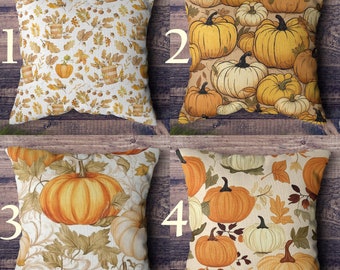 Fall Pillow Cover, Thankgiving Pillow Case, Autumn Pumpkin Cushion Cover, Pumpkin Home Decor, Thanksgiving Home Decor Pillow