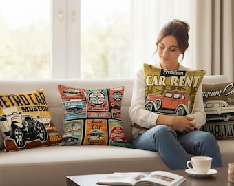 ミッドセンチュリーモダンテーブルランナー、レトロテーブルランナー