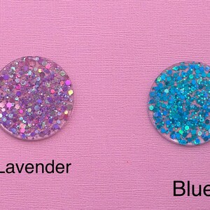 Personalized Glitter Keyring: Custom Initial Acrylic Bag Tag image 9