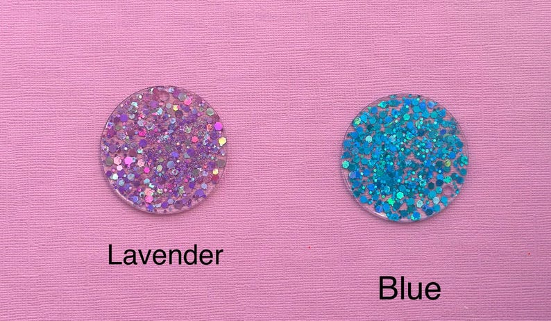 Personalized Glitter Keyring: Custom Initial Acrylic Bag Tag image 9