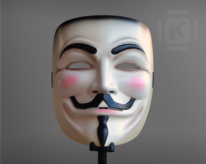 Guy Fawkes Mask Replica Etsy