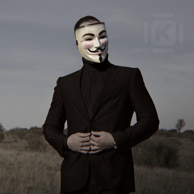 Guy Fawkes Mask Replica Etsy