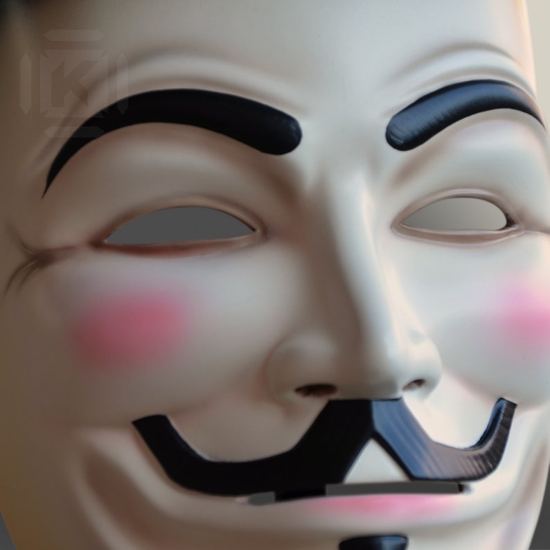 Guy Fawkes Mask Replica Etsy