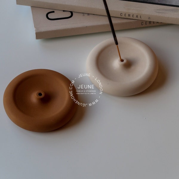 Round incense holder | Minimalist Incense Holder | Modern Home decor | Mid century modern home decor |