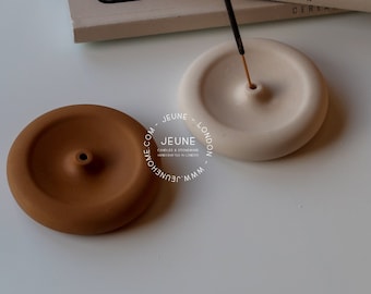 Round incense holder | Minimalist Incense Holder | Modern Home decor | Mid century modern home decor |