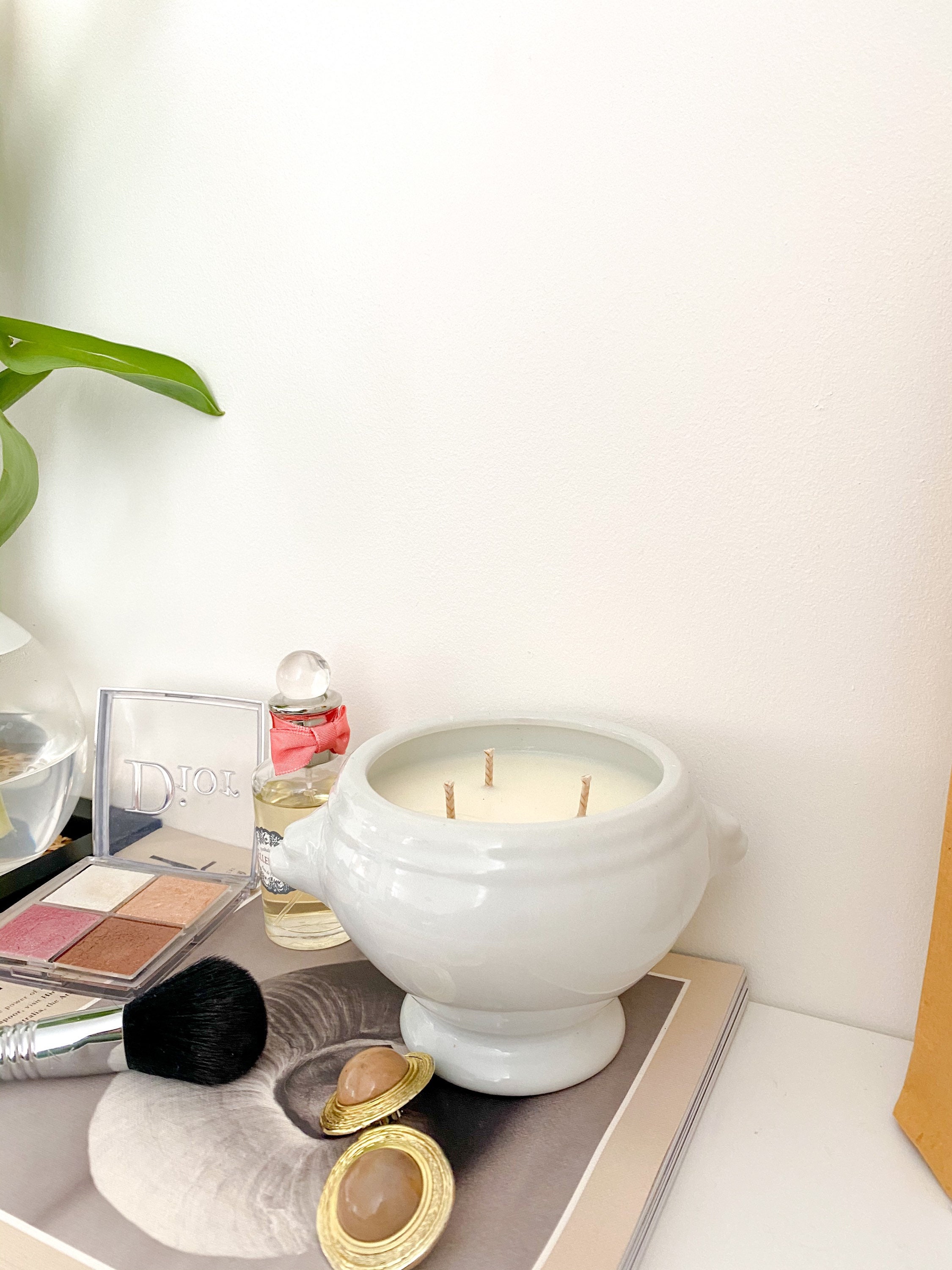 Recycled container candle/ container candle/scented candle/ Etsy