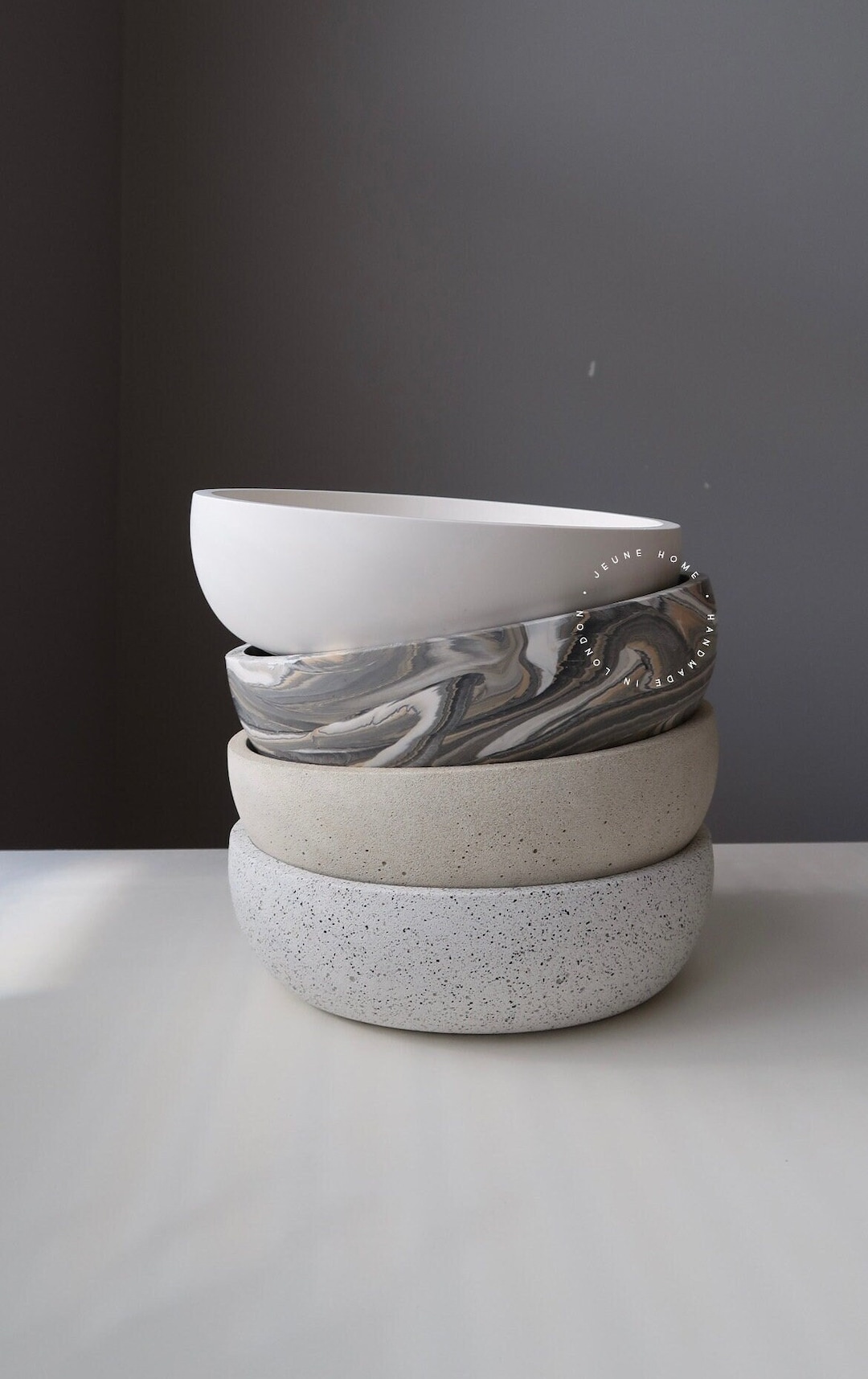 Handcrafted Decorative Bowl: Modern Trinket Dish, Coffee Table Decor - Etsy
