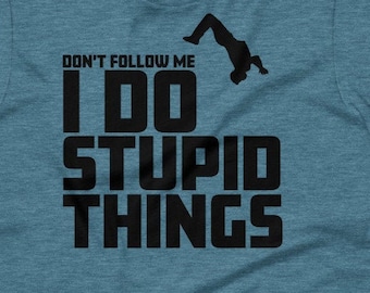 Don't Follow Me - Black Text Premium Short-Sleeve Unisex T-Shirt