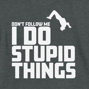 Don&#39;t Follow Me - White Text - Basic Short-Sleeve Unisex T-Shirt