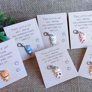 Dije para bolso de bolsillo con forma de gato: un símbolo de amor gatuno, regalo de San Valentín, un recuerdo entrañable, un cariño preciado.